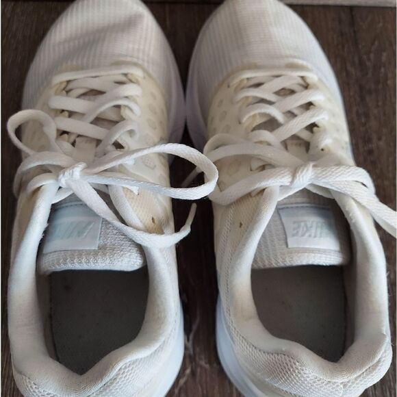 Nike Downshifter 7 Running Shoe White/ Pure Platinum Size 7 - Picture 6 of 9